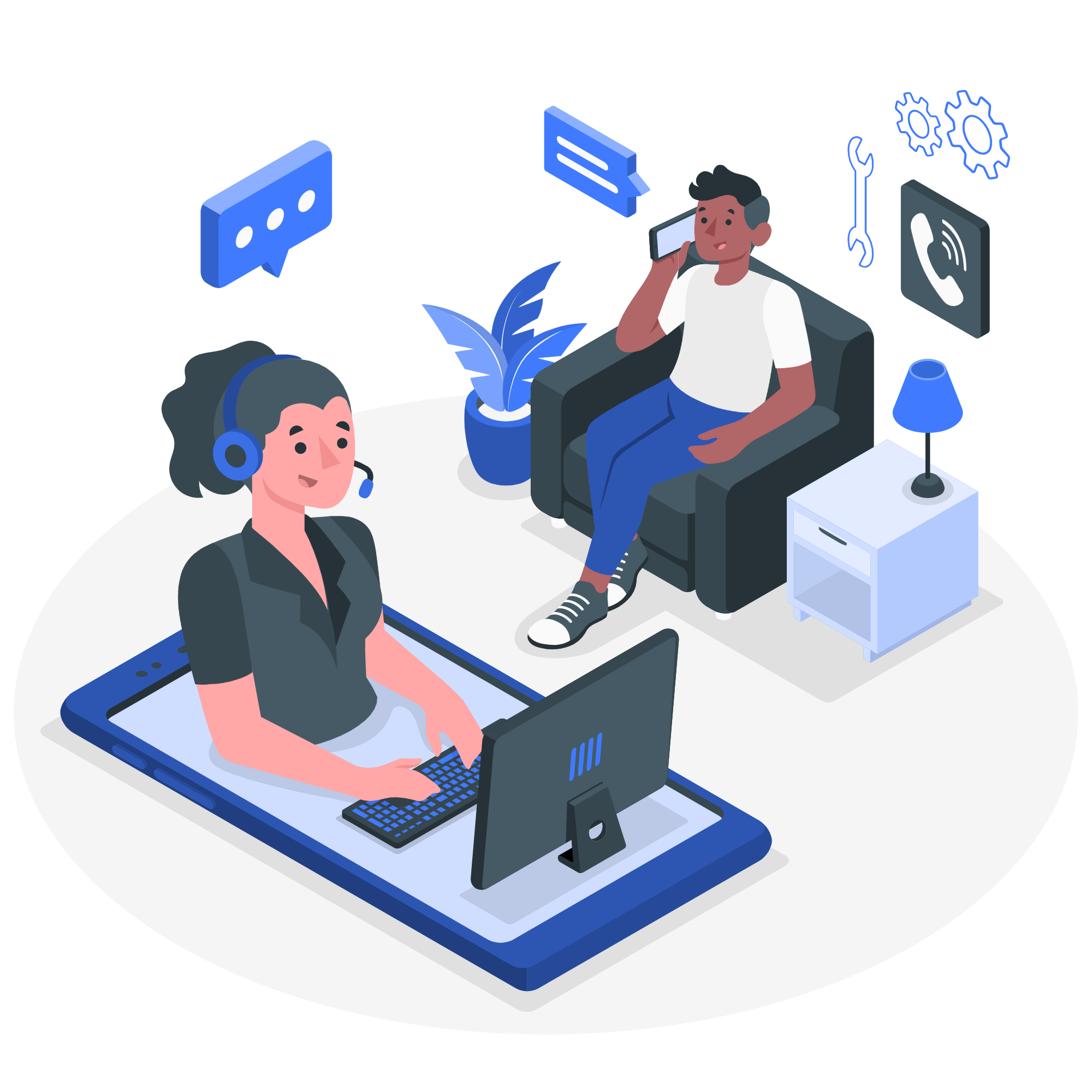 <a href="https://storyset.com/communication">Illustration by Freepik Storyset</a>